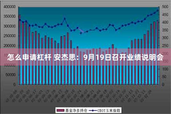 怎么申请杠杆 安杰思：9月19日召开业绩说明会