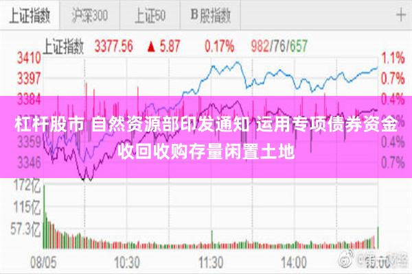 杠杆股市 自然资源部印发通知 运用专项债券资金收回收购存量闲置土地