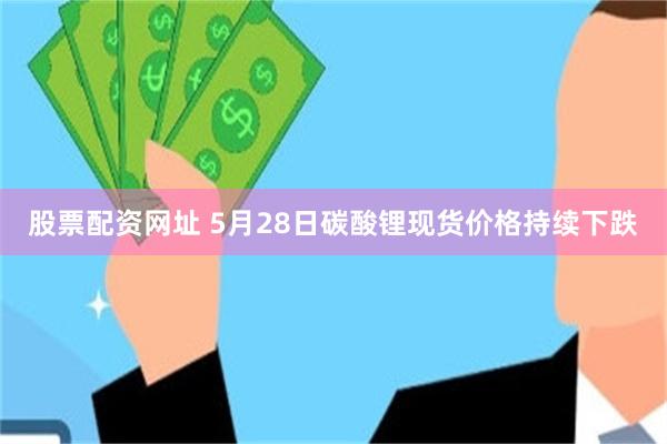 股票配资网址 5月28日碳酸锂现货价格持续下跌