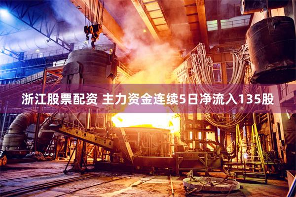 浙江股票配资 主力资金连续5日净流入135股