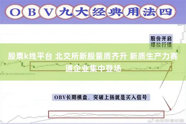 股票k线平台 北交所新股量质齐升 新质生产力赛道企业集中登场